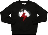 Thumbnail for your product : Alberta Ferretti Embroidered Patches Cotton Sweatshirt