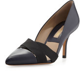 Thumbnail for your product : Michael Kors Stephanie Elastic-Strap Pump