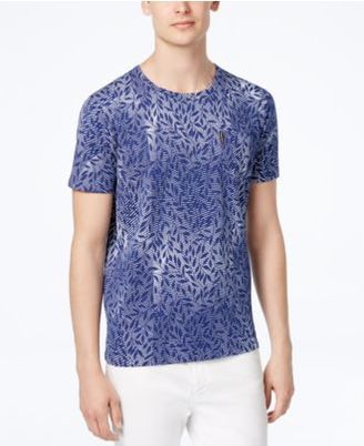 Ben Sherman Men's Floral-Print Pocket T-Shirt