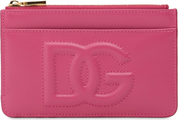 Dolce & Gabbana Logo Embellished Zipped Card Holder - ShopStyle