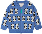 Thumbnail for your product : Bonnie Baby Panda jaquard jacket 3-24 months