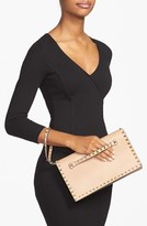 Thumbnail for your product : Valentino 'Rockstud' Nappa Leather Flap Clutch