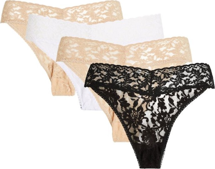 Hanky Panky Original Rise Thong (Pack Of 3) - ShopStyle