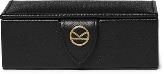 Kingsman + Smythson Panama Cross-Grain Leather Cufflink Box