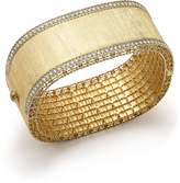 Thumbnail for your product : Roberto Coin 18K Yellow Gold and Diamond Large Satin Princess Bangle