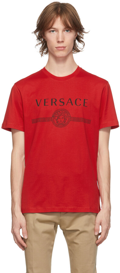 red versace t shirt