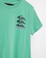 Thumbnail for your product : Quiksilver Colourful Land cropped T-shirt in green