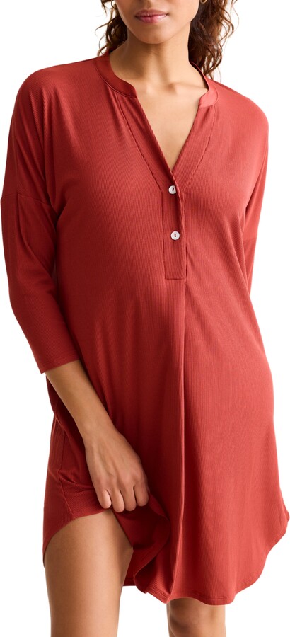 Fleurt Dolman Three Quarter Sleeve Nightshirt