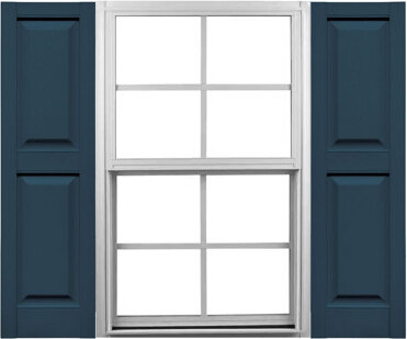 Mid America Mid-America Vinyl, TailorMade Panels, Raised Panel Shutters, w/Shutter-Loks