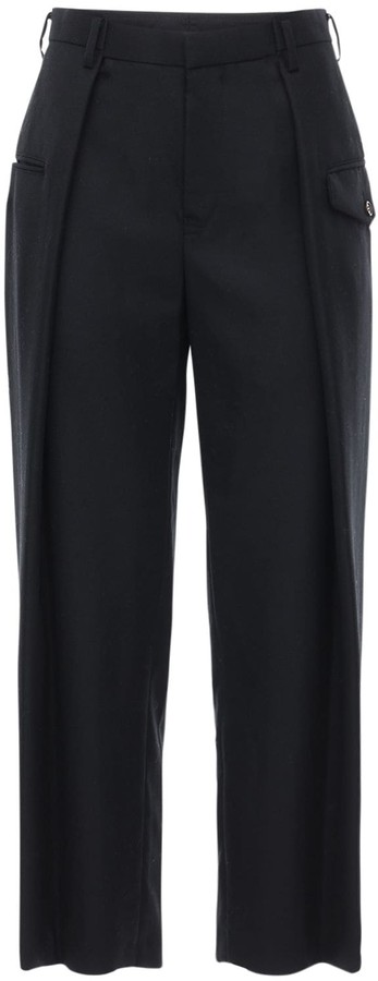 lined wool pants ladies