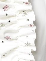 Thumbnail for your product : MSGM frilled appliqué dress