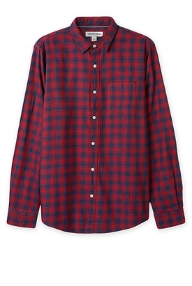 Country Road Bordered Flannel Check Shirt