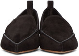 Thumbnail for your product : Nicholas Kirkwood Black Suede Beya Loafers