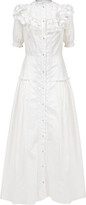 Cotton Woven Dress White 