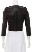 Thumbnail for your product : Alice + Olivia Leather Moto Jacket