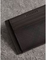 Thumbnail for your product : Burberry Check Money Clip Card Case, Red