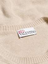 Thumbnail for your product : RED Valentino boxy lace bow sweater