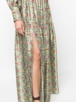 Thumbnail for your product : Black Coral Floral-Print Long-Sleeve Maxi Dress