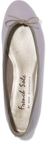 Thumbnail for your product : French Sole India Bow-Embellished Leather Ballet Flats