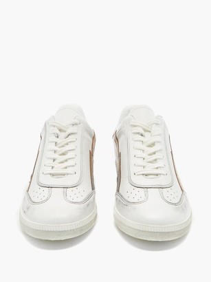 Isabel Marant Bryce Lightening-applique Leather Trainers - Red White