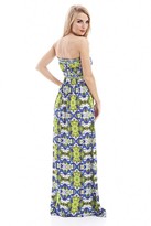 Thumbnail for your product : AX Paris Women's Printed Strapless Summer Dress - Online Exclusive