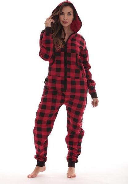 Women's Soft Ribbed Waffle Rib Knit Pajamas, Onesie, Jumpsuit, Romper for  Adult – Alexander Del Rossa