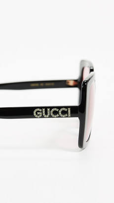 Gucci Acetate Square Sunglasses