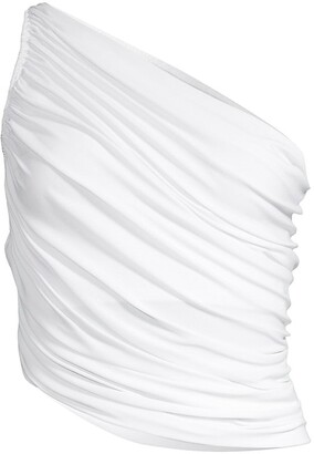 Asymmetrical One-Shoulder Top With Detachable Bra Pads – GOELIA