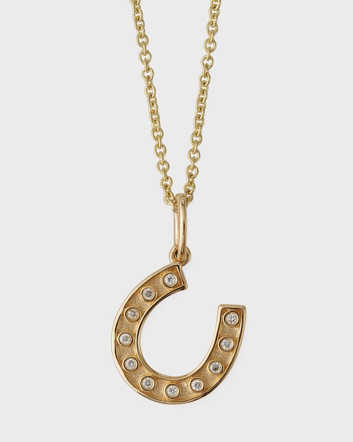 Diamond Horseshoe Necklace | Shop the world's largest collection 