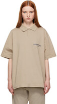 Thumbnail for your product : Essentials Tan Jersey Polo