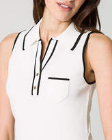 Thumbnail for your product : Le Château Viscose Blend Polo Tank Top