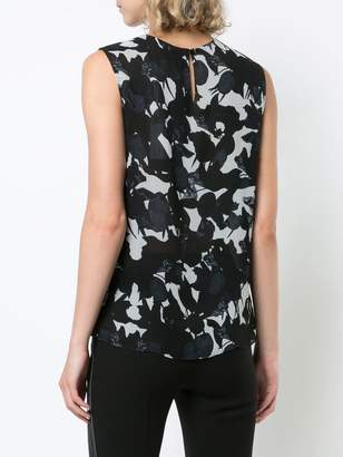 Jason Wu Collection ruffle floral tank top
