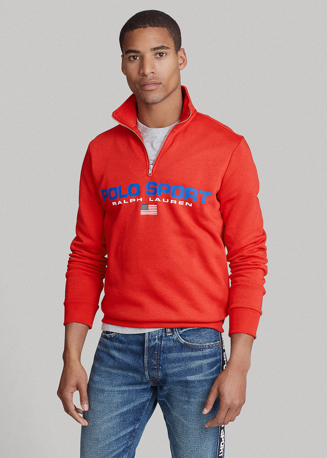polo sport fleece sweatshirt