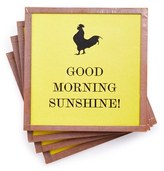 Thumbnail for your product : Ben's Garden 'Good Morning Sunshine' Coaster Set (Set of 4)