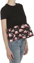 Thumbnail for your product : RED Valentino Flamingo Detail Tshirt