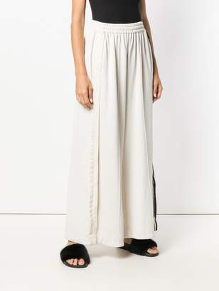 Y-3 striped wide-leg casual trousers