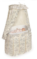 Thumbnail for your product : Badger Basket Majesty Baby Bassinet with Canopy Black Toile Bedding
