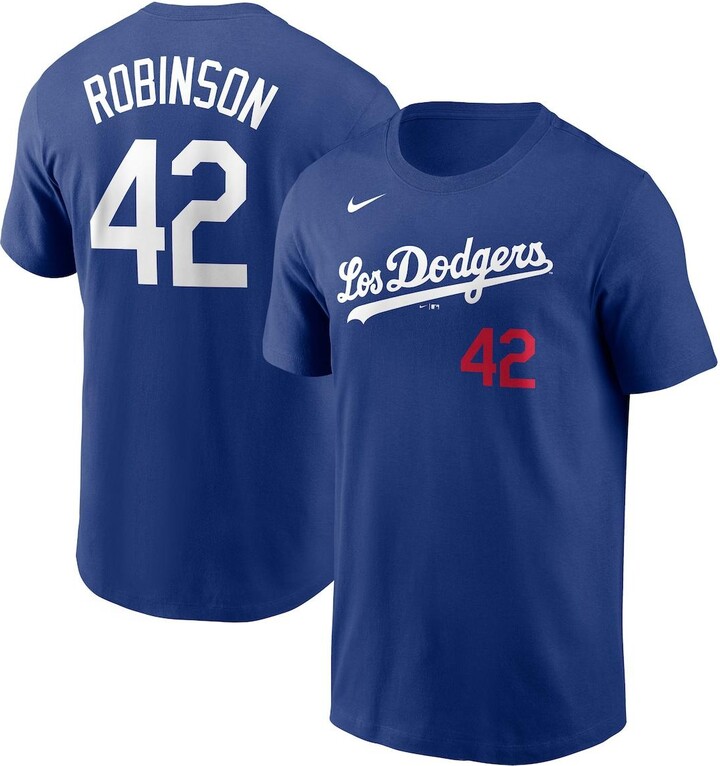 Nike Men's Royal Los Angeles Dodgers Jackie Robinson Day Team 42 T