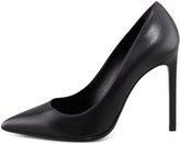 Thumbnail for your product : Saint Laurent Calfskin Pointed-Toe Pump, Black