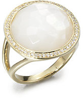 Thumbnail for your product : Ippolita Lollipop Mother-Of-Pearl, Diamond & 18K Yellow Gold Ring