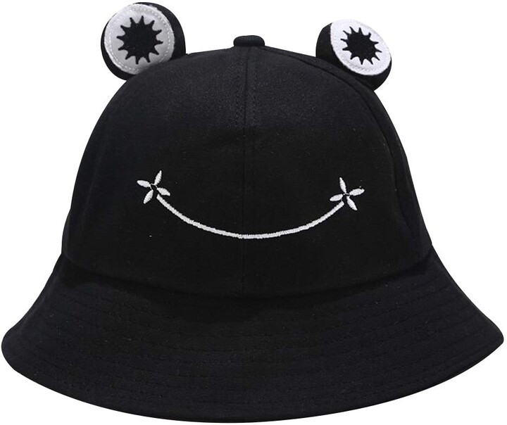 Vackutliv Mommy and Me Frog Bucket Hat Cute Green Froggy Hats Kids