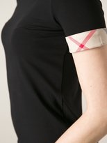 Thumbnail for your product : Burberry 'House Check' cuffs T-shirt