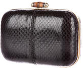 Thumbnail for your product : Gucci Snakeskin Bamboo Clutch
