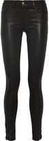 Thumbnail for your product : J Brand 8032 Stocking Ryan mid-rise coated skinny jeans