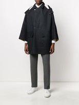 Thumbnail for your product : Jil Sander Hooded Cape Coat