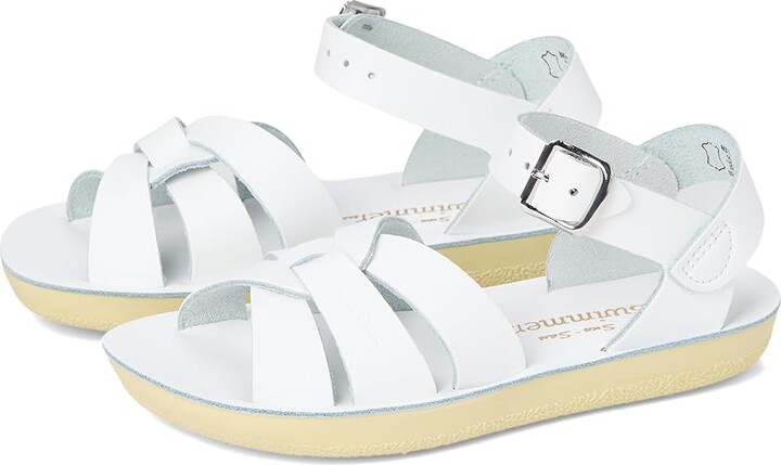 Salt Water Sandal by Hoy Shoes Sun-San - Swimmer (Toddler/Little Kid) Kids Shoes White : 5 Toddler M, Leather
