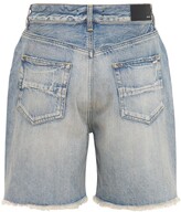 Thumbnail for your product : Amiri Repaired Cotton Denim Shorts