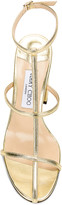 Thumbnail for your product : Jimmy Choo Linley 85 Sandal in Dore | FWRD