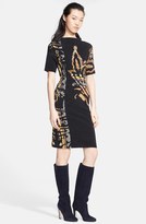 Thumbnail for your product : Etro Funnel Neck Print Wool Knit Dress