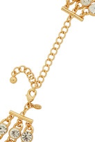 Thumbnail for your product : Kenneth Jay Lane Gold-plated crystal necklace